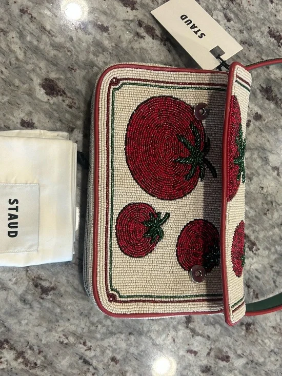 STAUD Tomato Beaded Bag - Picture 4 of 4